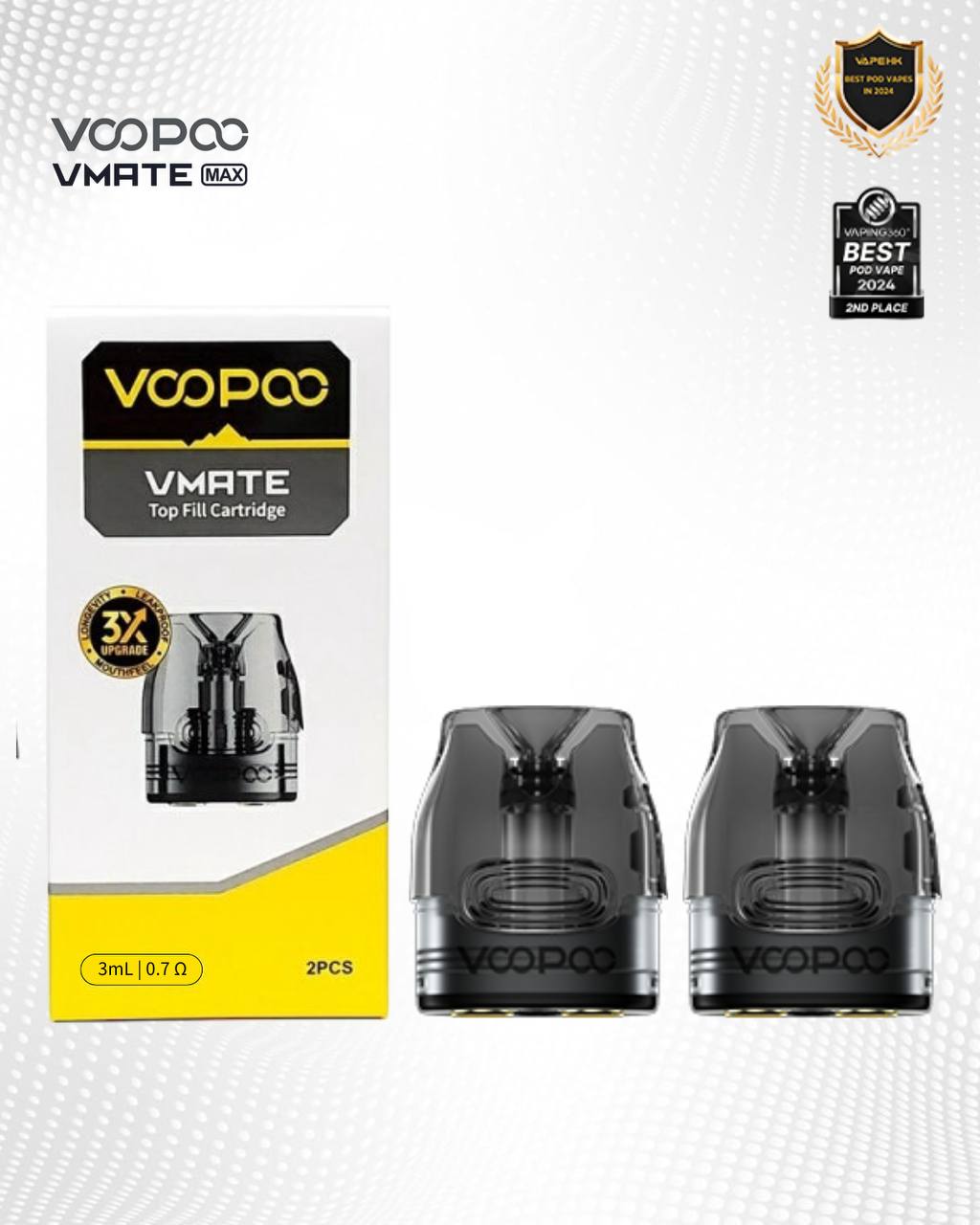 原廠正品 Voopoo Vmate MAX 30W 可調瓦小煙 1200mAh 電子煙 小煙 VC蒸氣