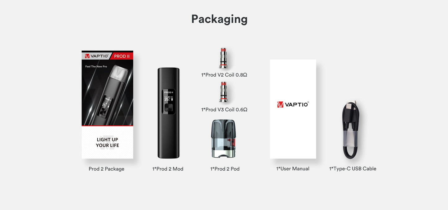 原廠正品 Vaptio Prod 2 Pod 帕拉德2 VC蒸氣