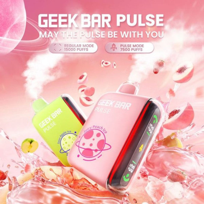 原廠正品 美國大牌 Geek Bar Pulse Vape 15000 口 現貨 一次性 拋棄式 小煙 VC蒸氣