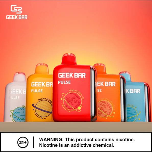 原廠正品 美國大牌 Geek Bar Pulse Vape 15000 口 現貨 一次性 拋棄式 小煙 VC蒸氣