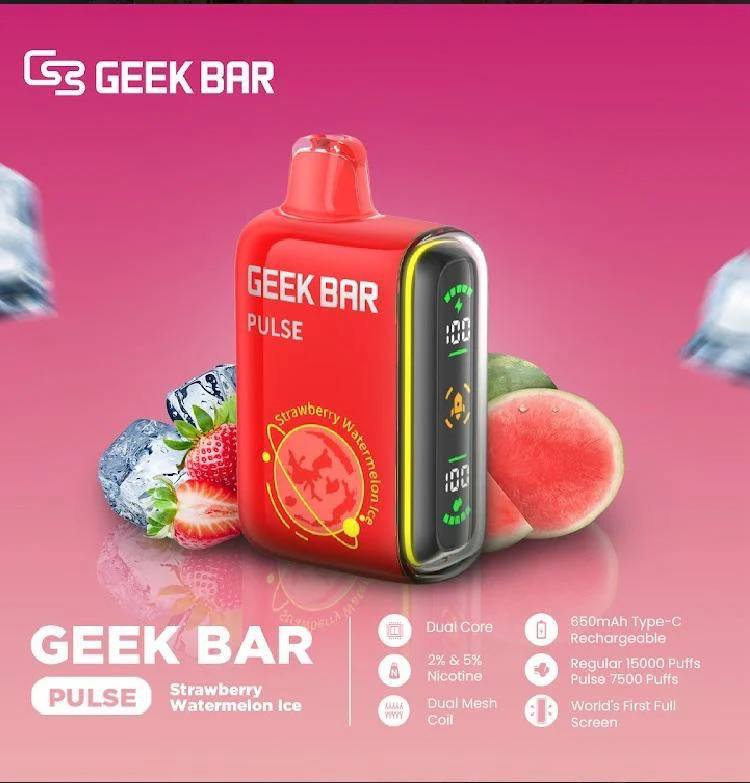 原廠正品 美國大牌 Geek Bar Pulse Vape 15000 口 現貨 一次性 拋棄式 小煙 VC蒸氣
