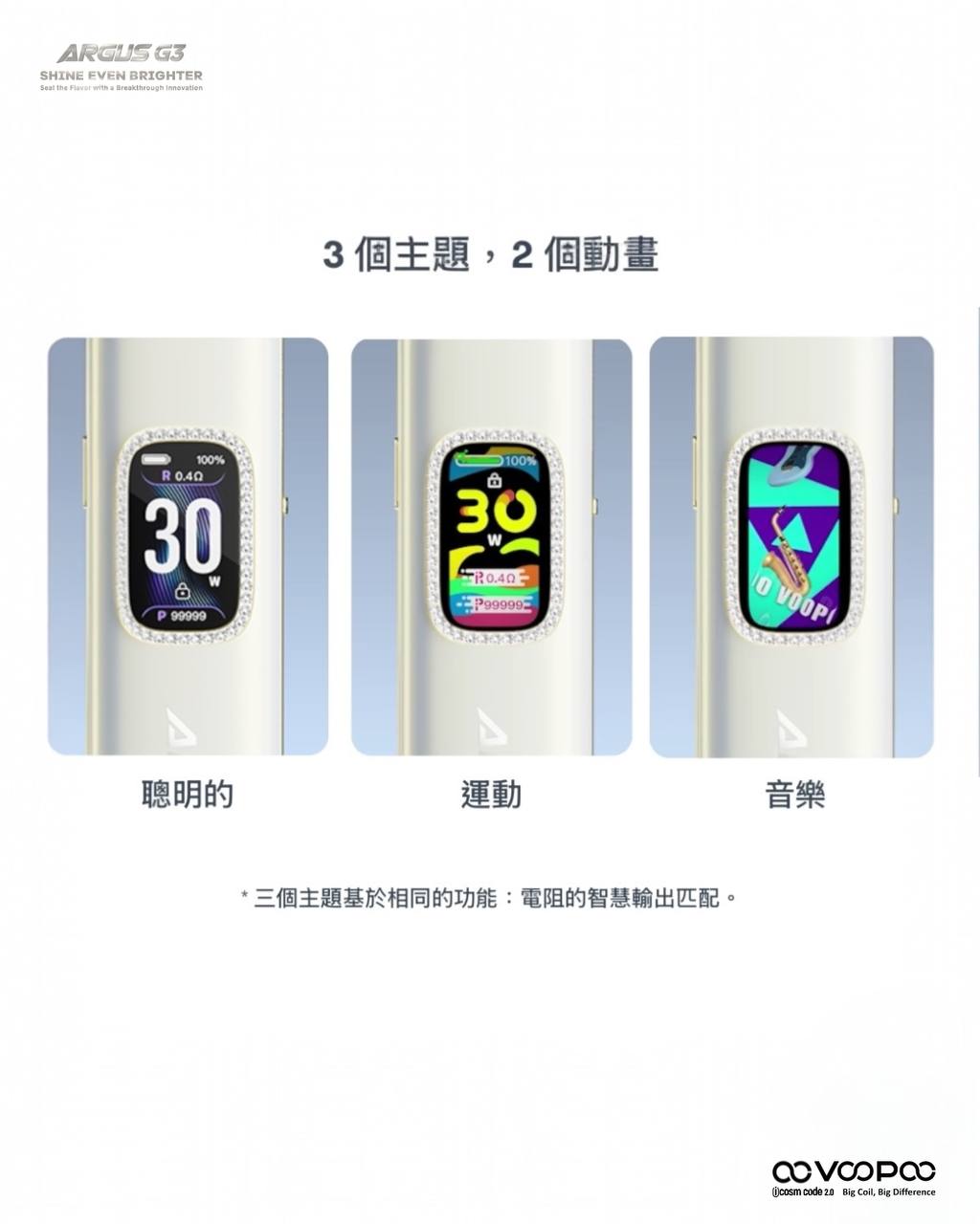 原廠正品 VOOPOO ARGUS G3 阿格斯 g3 1500mAh 大容量 電子煙 小煙 VC蒸氣