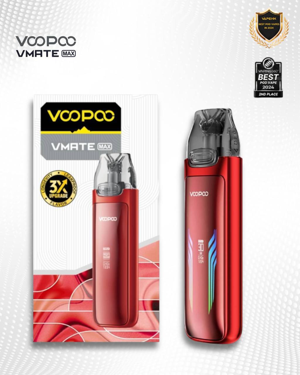 原廠正品 Voopoo Vmate MAX 30W 可調瓦小煙 1200mAh 電子煙 小煙 VC蒸氣