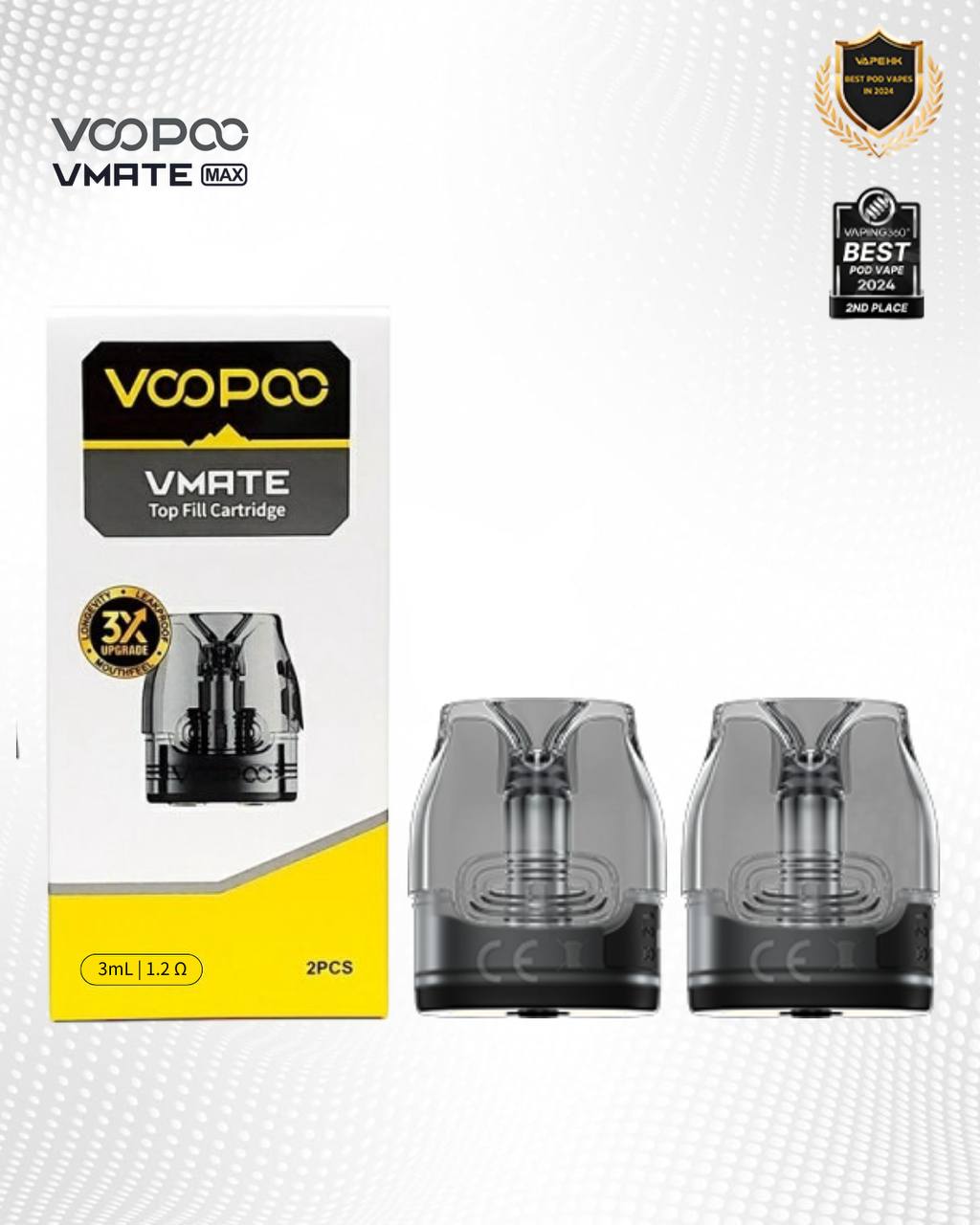 原廠正品 Voopoo Vmate MAX 30W 可調瓦小煙 1200mAh 電子煙 小煙 VC蒸氣