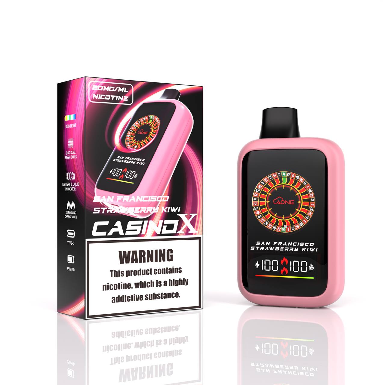 原廠正品 AONE VAPE CASINO 賭場 一次性 16000口 大容量 電子煙 小煙 拋棄式 俄羅斯輪盤 老闆推薦 - VC蒸氣