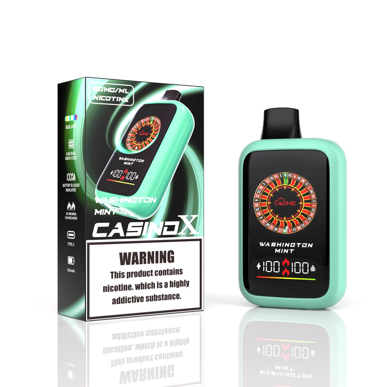 原廠正品 AONE VAPE CASINO 賭場 一次性 16000口 大容量 電子煙 小煙 拋棄式 俄羅斯輪盤 老闆推薦 - VC蒸氣