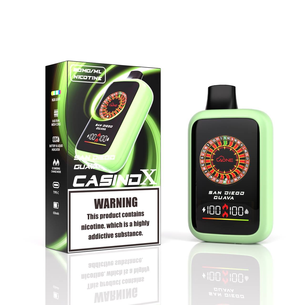 原廠正品 AONE VAPE CASINO 賭場 一次性 16000口 大容量 電子煙 小煙 拋棄式 俄羅斯輪盤 老闆推薦 - VC蒸氣