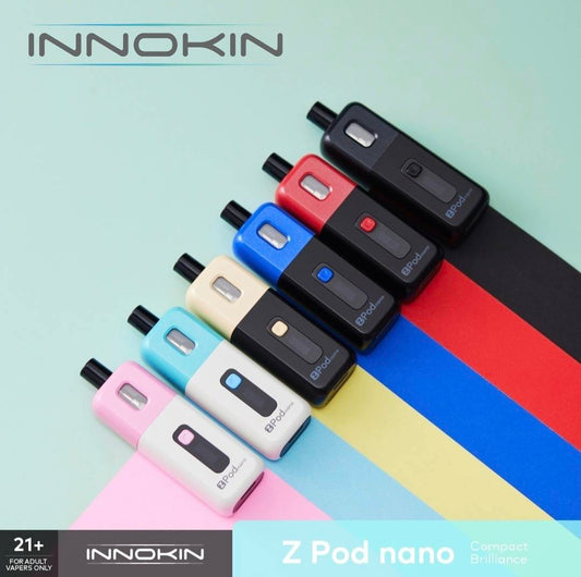 原廠正品 INNOKIN Z Pod Nano 魔術方塊 超輕便型 小煙主機套裝 空煙彈 VC蒸氣