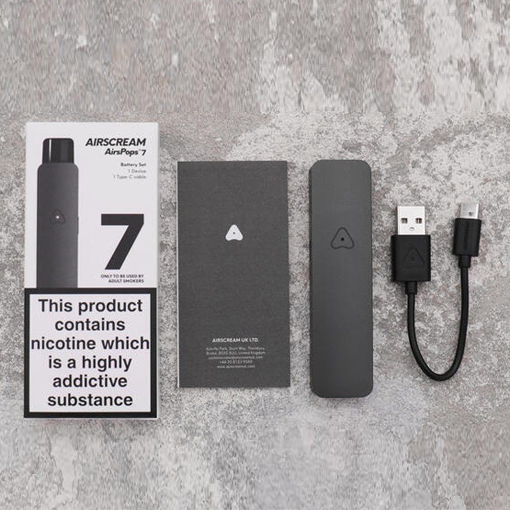 原廠正品 Airscream Airspops7 氣泡7 小煙主機套裝 VC蒸氣