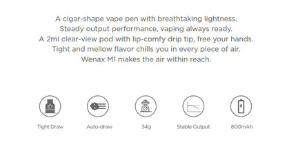 原廠正品 Geekvape Wenax M1 800mAh VC蒸氣