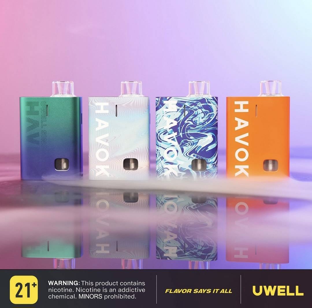 原廠正品 100%不漏油【Uwell Havok R】咖哩棒 酒壺 電子煙主機 空煙彈 VC蒸氣