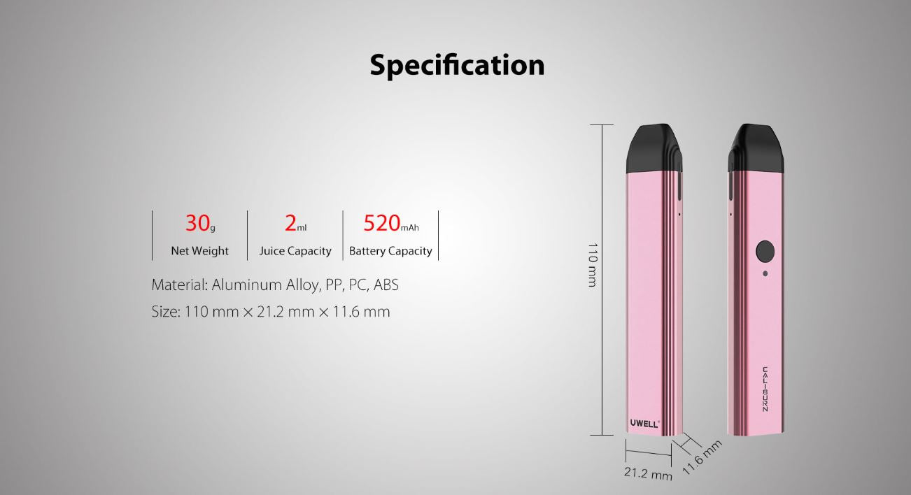 原廠正品 Uwell Caliburn Pod 石中劍 (1代) 咖哩棒 KOKO 咖哩棒 VC蒸氣