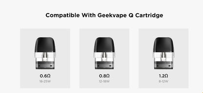 Geekvape WENAX Q pod kit 1000mAh 維納斯Q 小煙 電子煙 新品 VC蒸氣