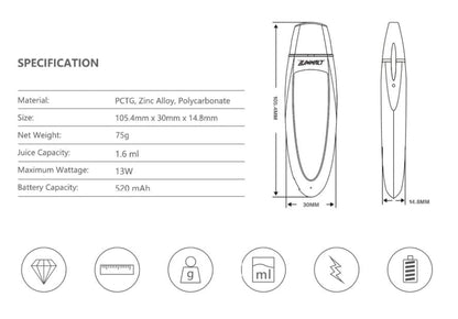 原裝正品 UWELL Zumwalt 小煙 主機 出清 VC蒸氣