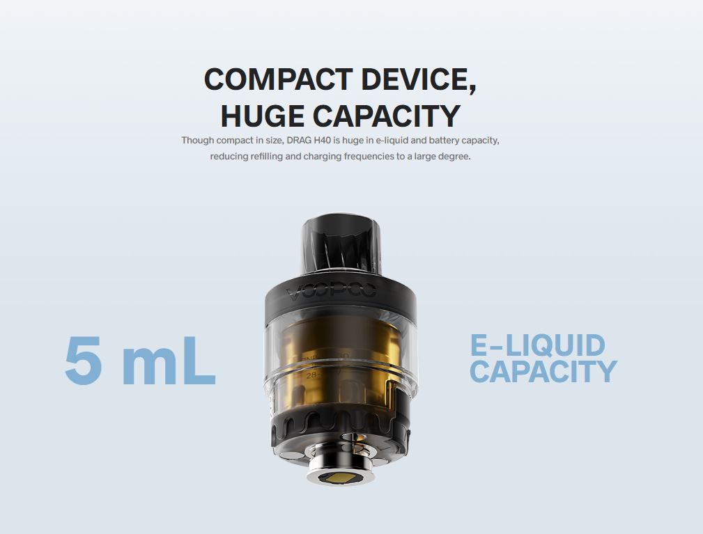 原廠正品 VOOPOO DRAG H40 40W 電子煙主機套裝 VC蒸氣
