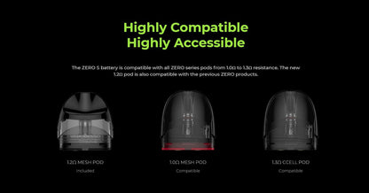 原廠正品 Vaporesso Zero S 650mAh 小煙主機 通用ZERO ZERO 2 VC蒸氣