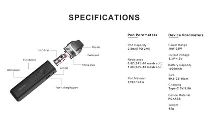 原廠正品 Nevoks FEELIN 菲林 三段可調 VC蒸氣