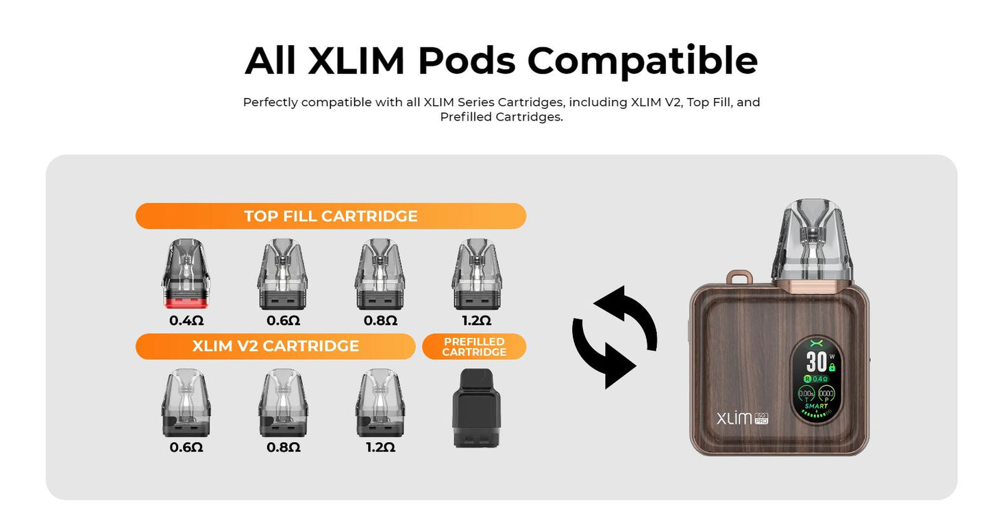 原裝正品 OXVA XLIM SQ Pro 小蠻牛 1200mAh 可調瓦 VC蒸氣