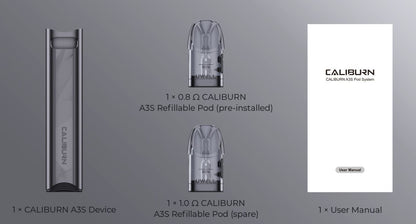 原廠正品 Uwell Caliburn A3S 咖哩棒 A3S VC蒸氣