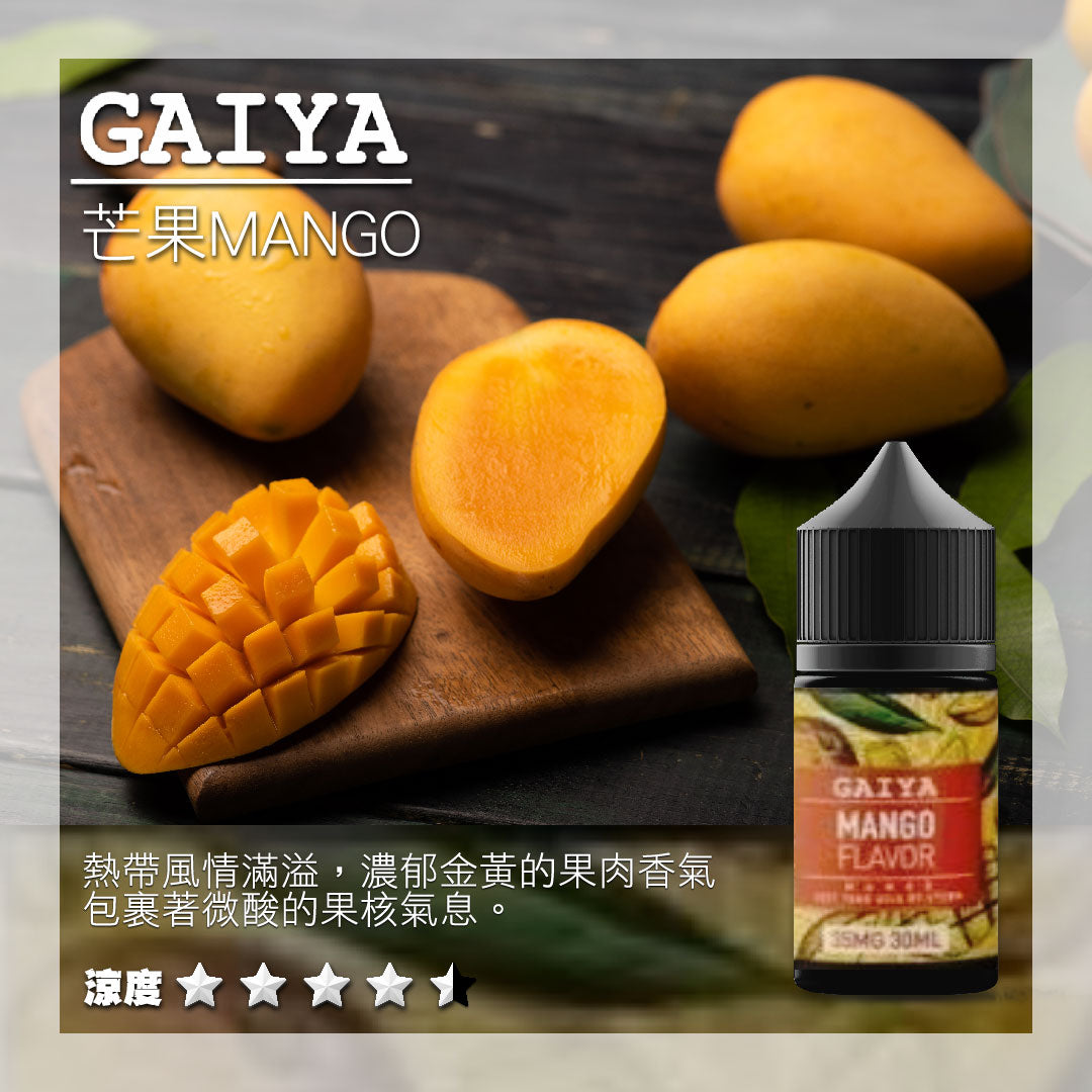 原裝正品 GAIYA 蓋亞 30ML 35MG 煙油 小煙油 老闆推薦 36種口味現貨 VC蒸氣