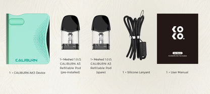 原廠正品 Uwell Caliburn AK3 520mAh 咖哩棒AK3 VC蒸氣