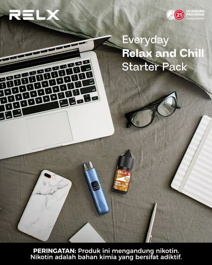 原廠正品 RELX PRIME 全球第一品牌 電子煙  主機套裝 小菸 小煙 自動智控霧化主機｜1000mAh 長效續航 - VC蒸氣