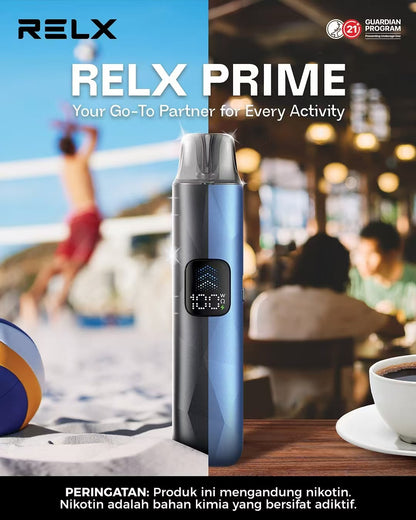 原廠正品 RELX PRIME 全球第一品牌 電子煙  主機套裝 小菸 小煙 自動智控霧化主機｜1000mAh 長效續航 - VC蒸氣