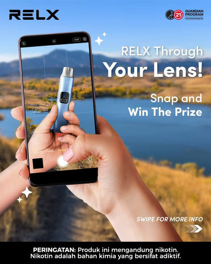 原廠正品 RELX PRIME 全球第一品牌 電子煙  主機套裝 小菸 小煙 自動智控霧化主機｜1000mAh 長效續航 - VC蒸氣