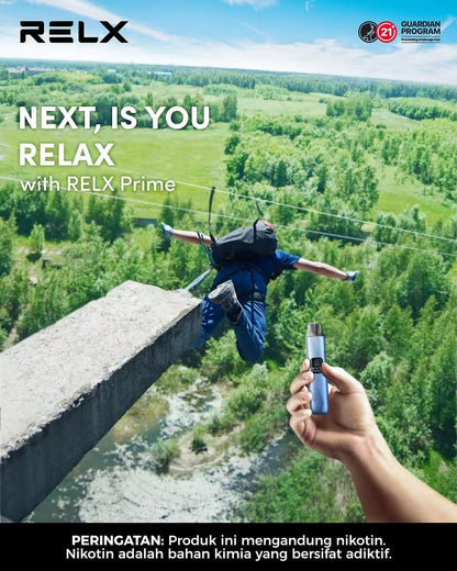 原廠正品 RELX PRIME 全球第一品牌 電子煙  主機套裝 小菸 小煙 自動智控霧化主機｜1000mAh 長效續航 - VC蒸氣