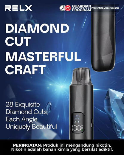 原廠正品 RELX PRIME 全球第一品牌 電子煙  主機套裝 小菸 小煙 自動智控霧化主機｜1000mAh 長效續航 - VC蒸氣