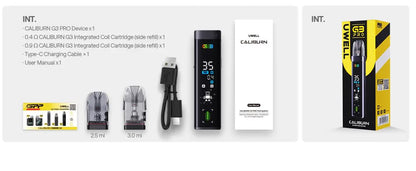 原廠正品 UWELL CALIBURN G3 PRO 35W 咖哩棒 PRO 小煙 電子煙 VC蒸氣