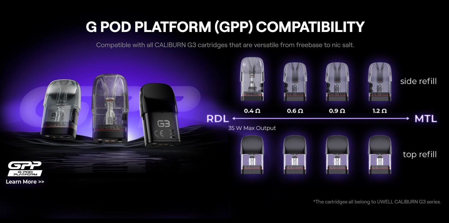 原廠正品 UWELL CALIBURN G3 PRO 35W 咖哩棒 PRO 小煙 電子煙 VC蒸氣