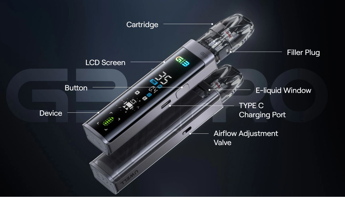 原廠正品 UWELL CALIBURN G3 PRO 35W 咖哩棒 PRO 小煙 電子煙 VC蒸氣