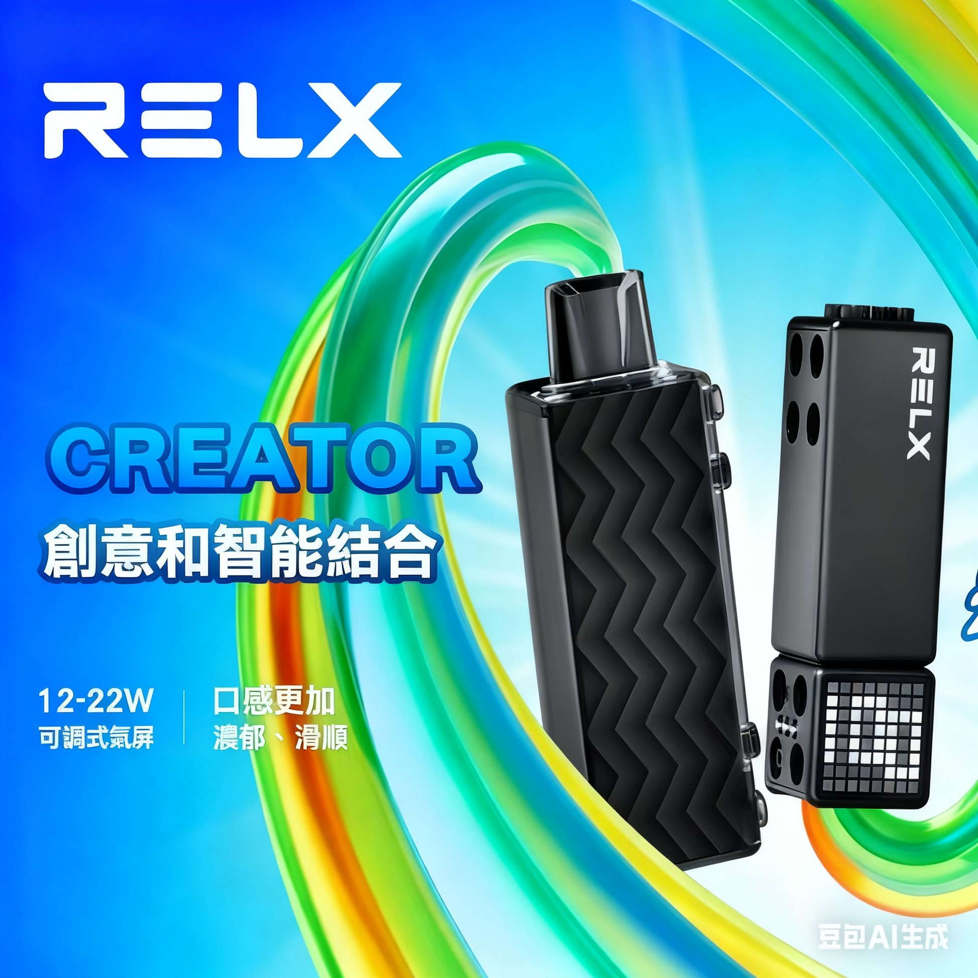 原廠正品 RELX Creator 22000口 悅刻積木 限量上市 一次性 拋棄式 非 ILIA LANA 魅海 東京魔盒  SP2S - VC蒸氣