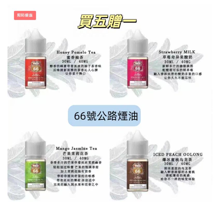 原裝正品 清倉便宜賣 北極鹽  TS1989煙草  美國66公路 水果實驗室 30ML 35鹽 煙油 小煙油