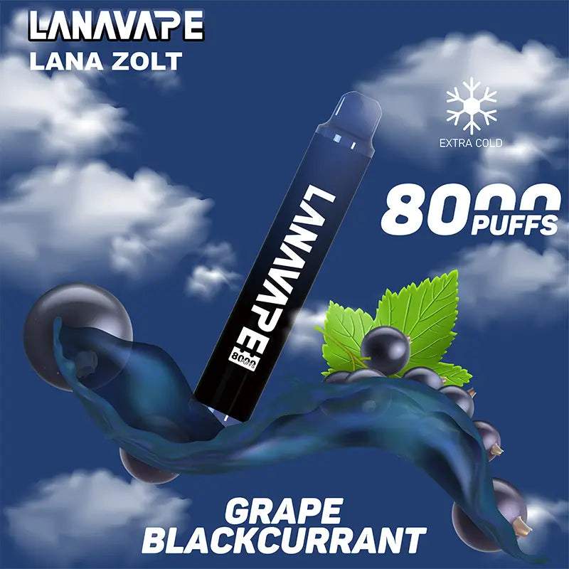 原廠正品 LANA VAPE 拋棄式 8000口 一次性 17種口味 台灣現貨 電子煙 大容量 VC蒸氣