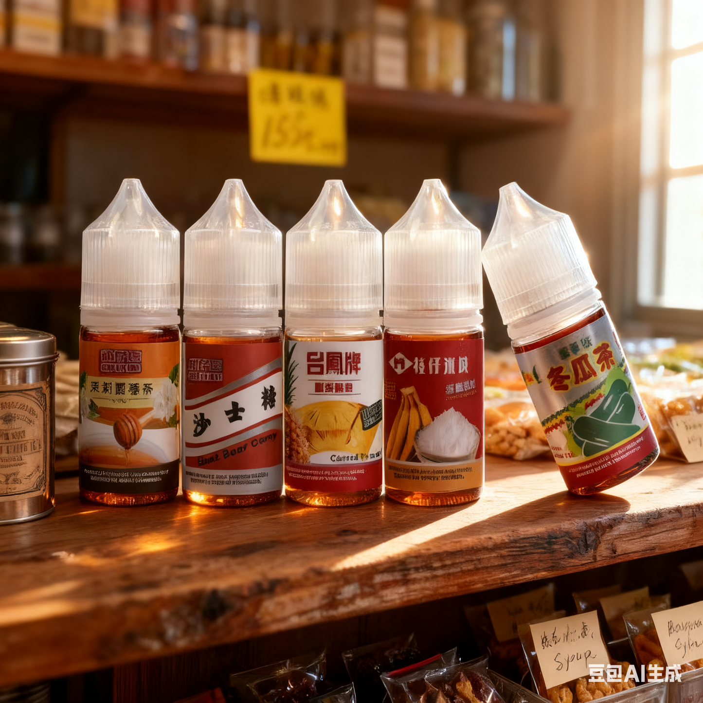 原廠正品 POWER 柑仔店系列  電子煙 菸油 煙油 小煙油 小菸油 枝仔冰城香蕉清冰 沙士糖 茉莉園蜜茶 古早味冬瓜茶 台鳳牌鳳梨罐頭 小時候的味道 - VC蒸氣