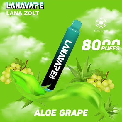 原廠正品 LANA VAPE 拋棄式 8000口 一次性 17種口味 台灣現貨 電子煙 大容量 VC蒸氣