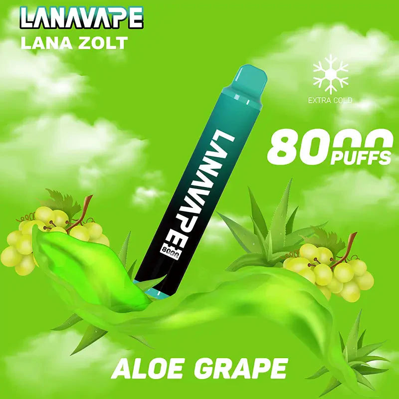 原廠正品 LANA VAPE 拋棄式 8000口 一次性 17種口味 台灣現貨 電子煙 大容量 VC蒸氣