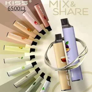 原廠正品 KISS 二合一 ㄧ次性電子煙 雙使用 6500口 KISS 5 鎧斯5號 拋棄式 有仿偽碼 K65 可混搭