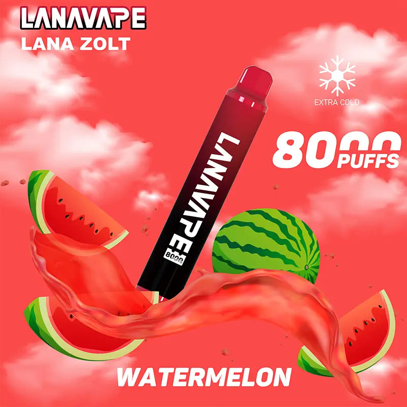原廠正品 LANA VAPE 拋棄式 8000口 一次性 17種口味 台灣現貨 電子煙 大容量 VC蒸氣