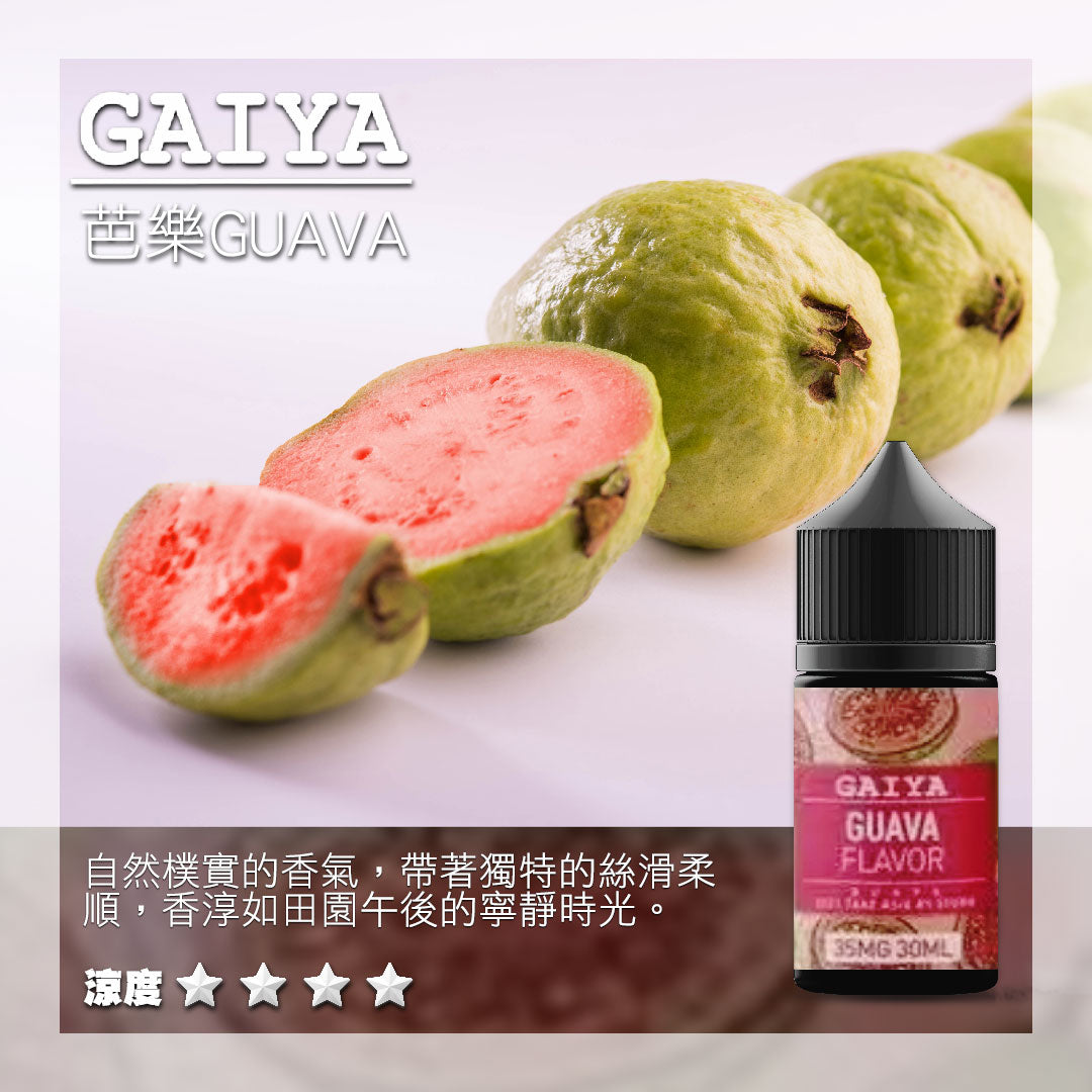 原裝正品 GAIYA 蓋亞 30ML 35MG 煙油 小煙油 老闆推薦 36種口味現貨 VC蒸氣