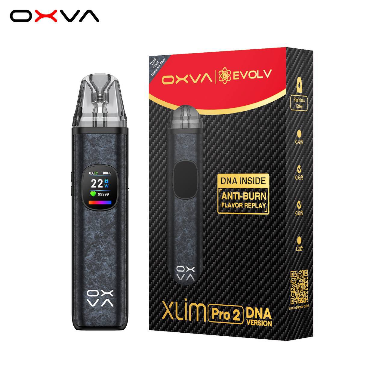 原廠正品 OXVA Xlim Pro 2 DNA 小蠻牛 – 全球首款 DNA 驅動 Pod 裝置