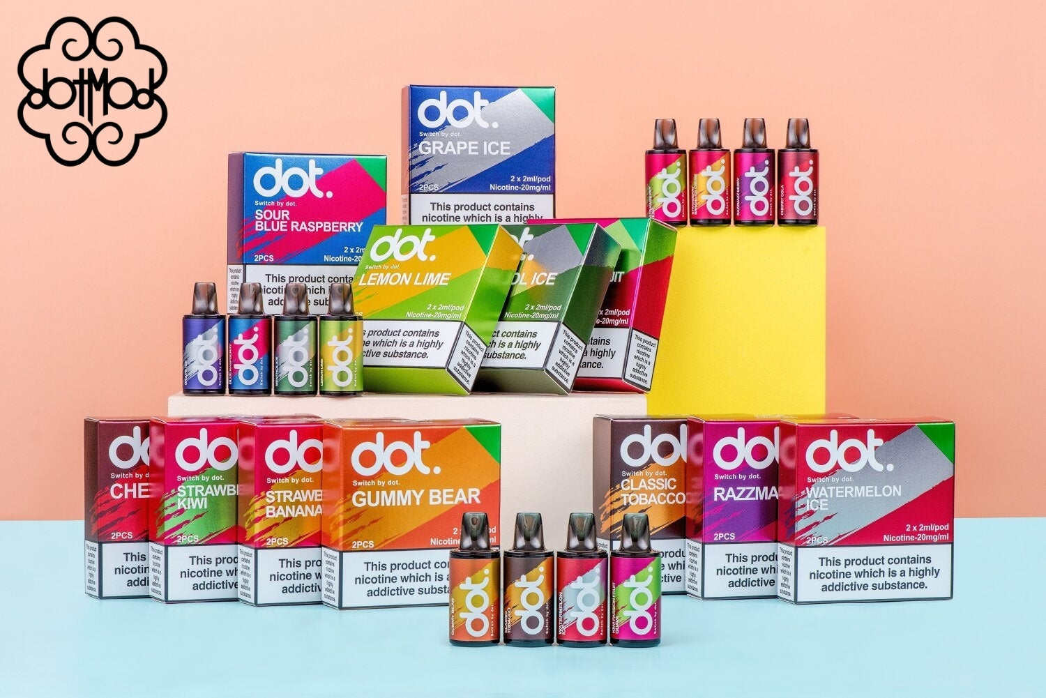 原廠正品 美國佩特里 DOT SWITCH  單桿主機 替換倉 替換彈 買三盒送主機一台 VC蒸氣