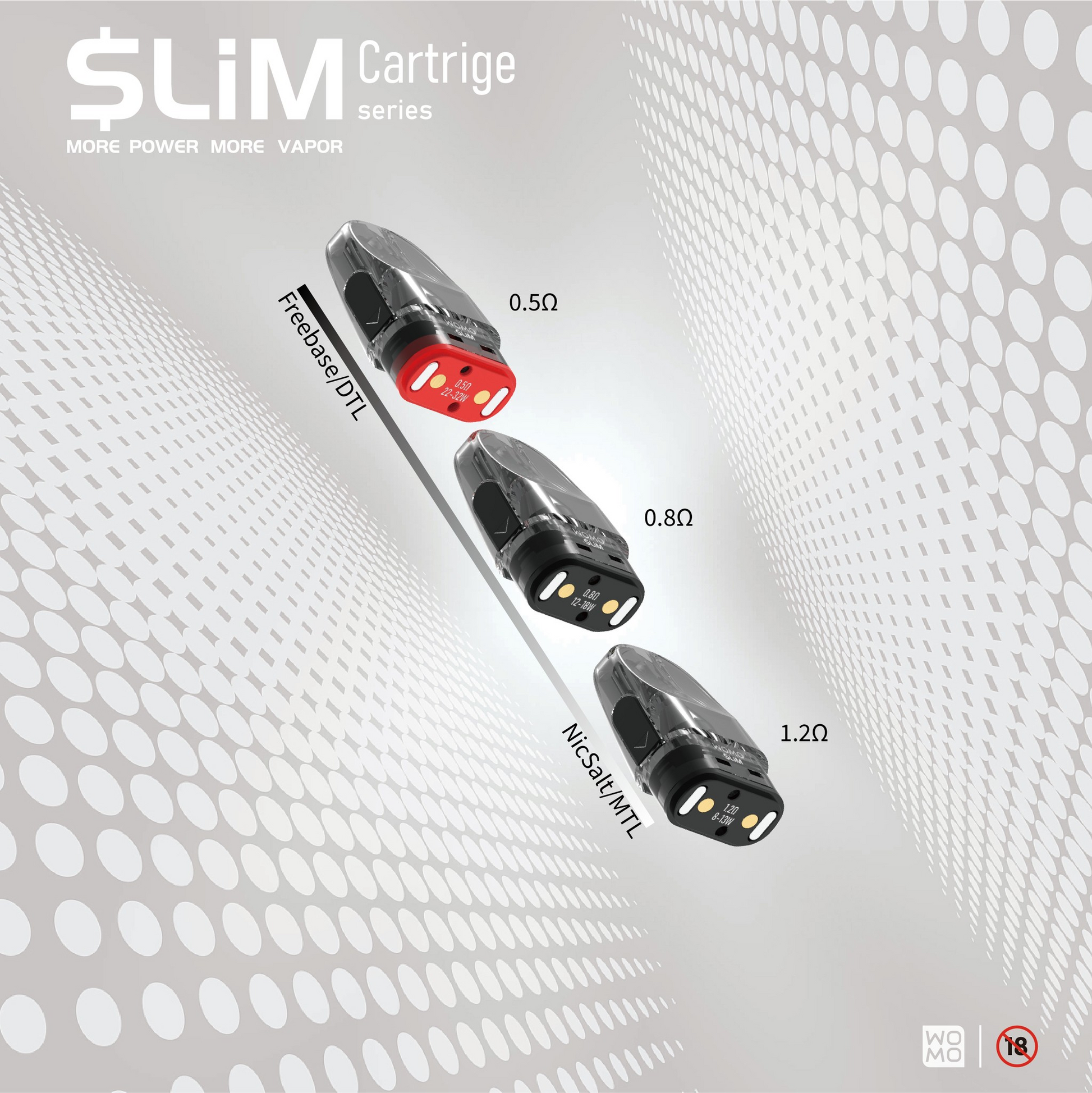 原廠正品 WOMO Slim Plus 奧默 32W 通用 OXVA XLIM 小蠻牛  XLIM PRO VC蒸氣