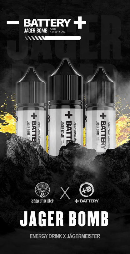 原裝正品 BATTERY 野格炸彈煙  野格+能量飲料酸甜冰涼口感 煙油 小煙油 - VC蒸氣