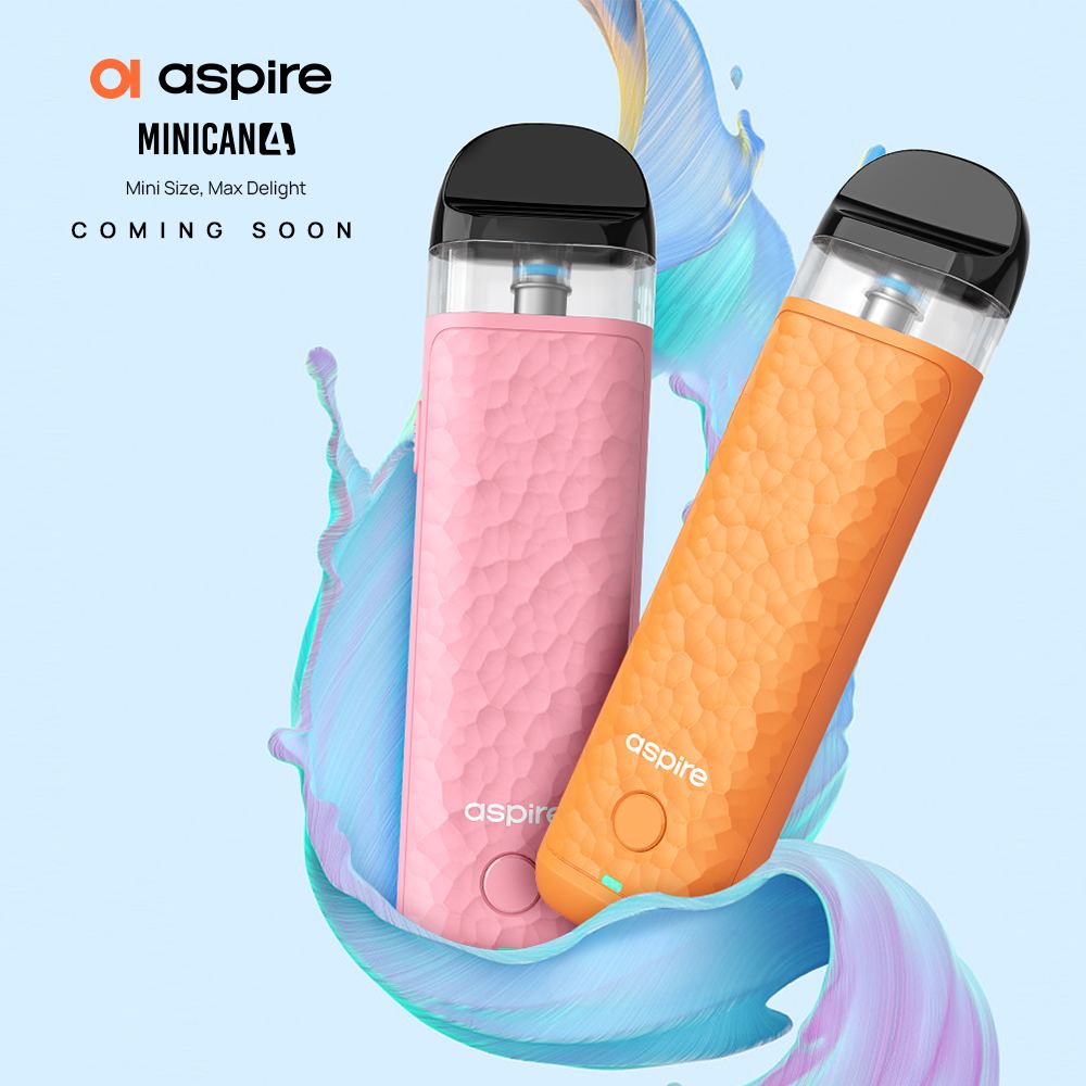 原廠正品 Aspire Minican 4 迷你罐4代 3檔可調 小煙 電子煙 VC蒸氣
