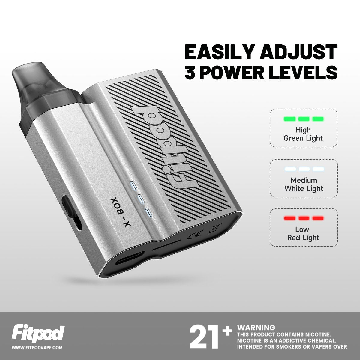 原廠正品 FITPOD X-BOX 斯萊克 4 代 調整段數氣孔 VC蒸氣