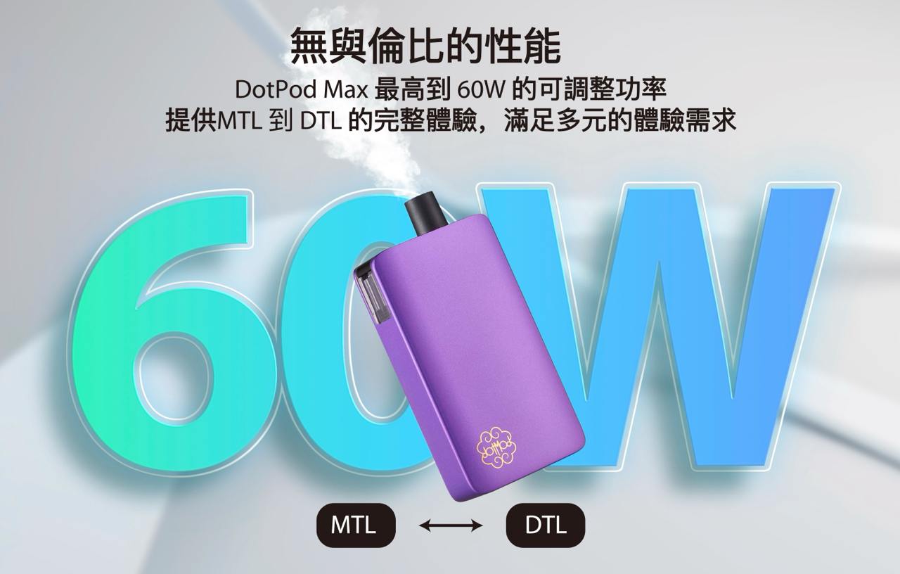 原廠正品 DotMod DotPod Max 佩特里｜大小煙主機 VC蒸氣