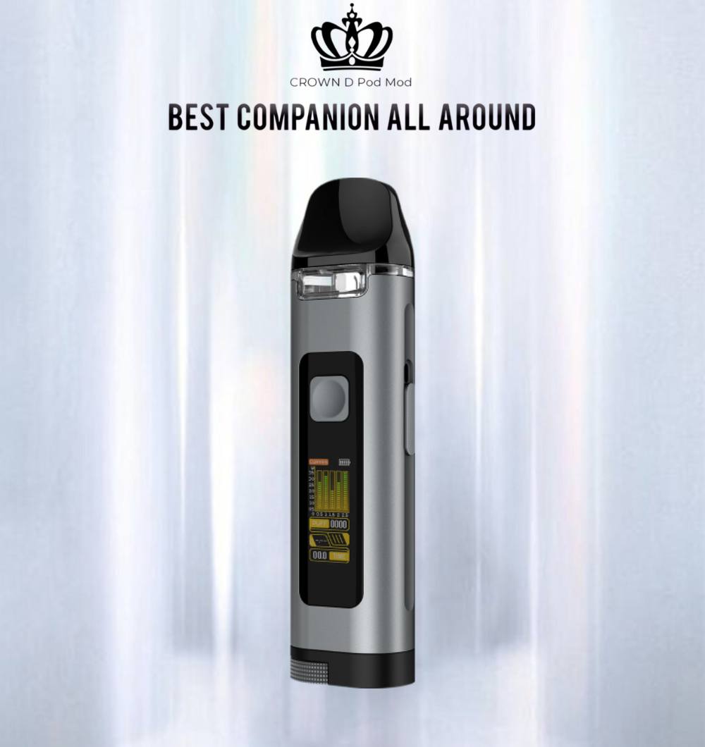 原廠正品 Uwell Crown D Pod Mod 35w 王冠 大小煙 主機套裝 現貨 當天出 VC蒸氣
